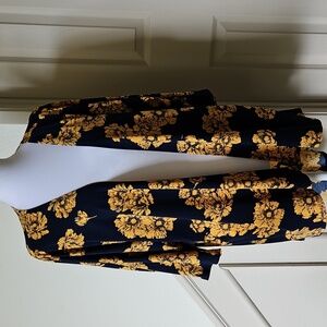 LuLaRoe Yellow/blue Boho Floral Kimono